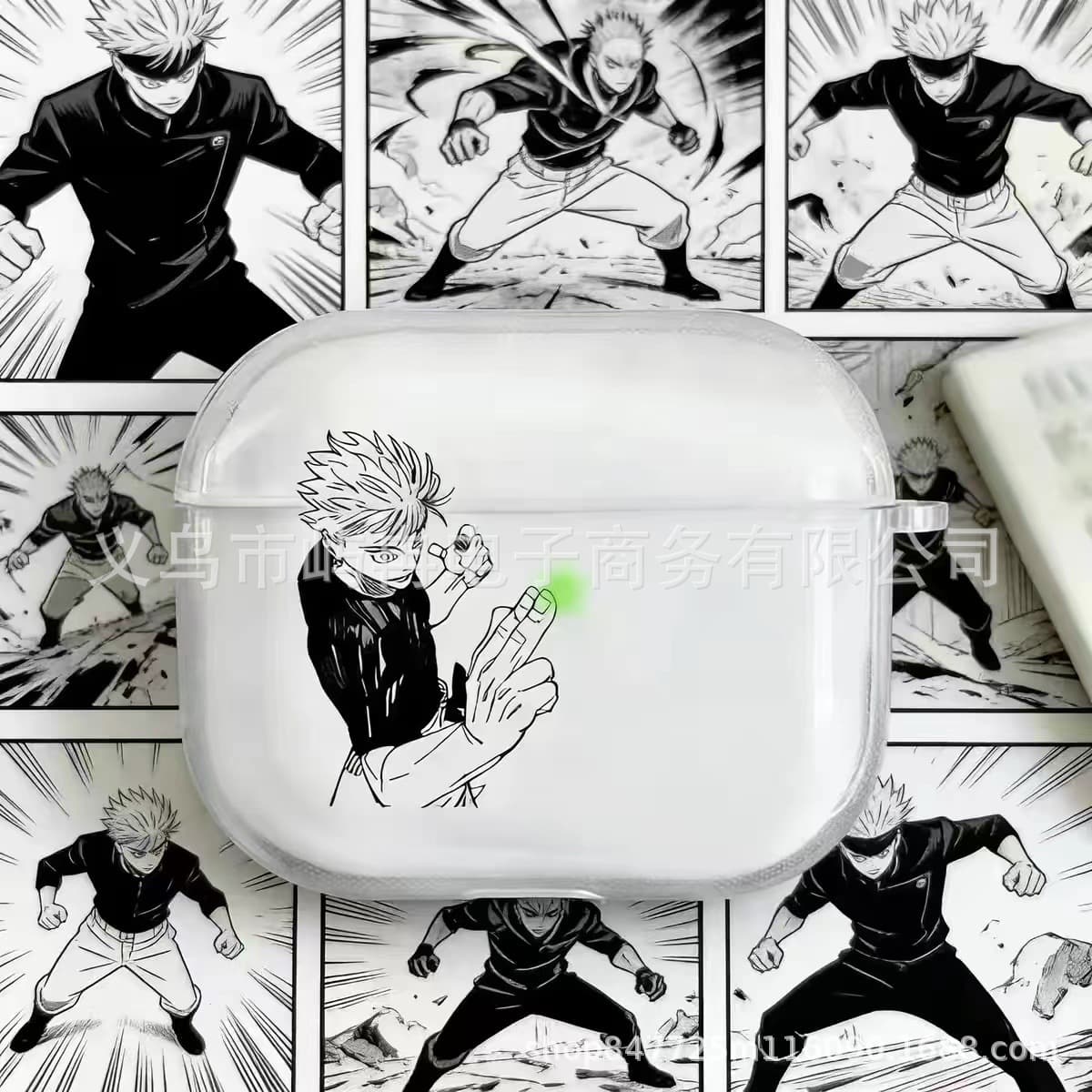 Jujutsu Kaisen Satoru Gojo AirPods Pro 3rd Gen Case, Pro 2nd Gen 4th Gen 3rd Gen Huaqiangbei 5th Gen Earphone Shell