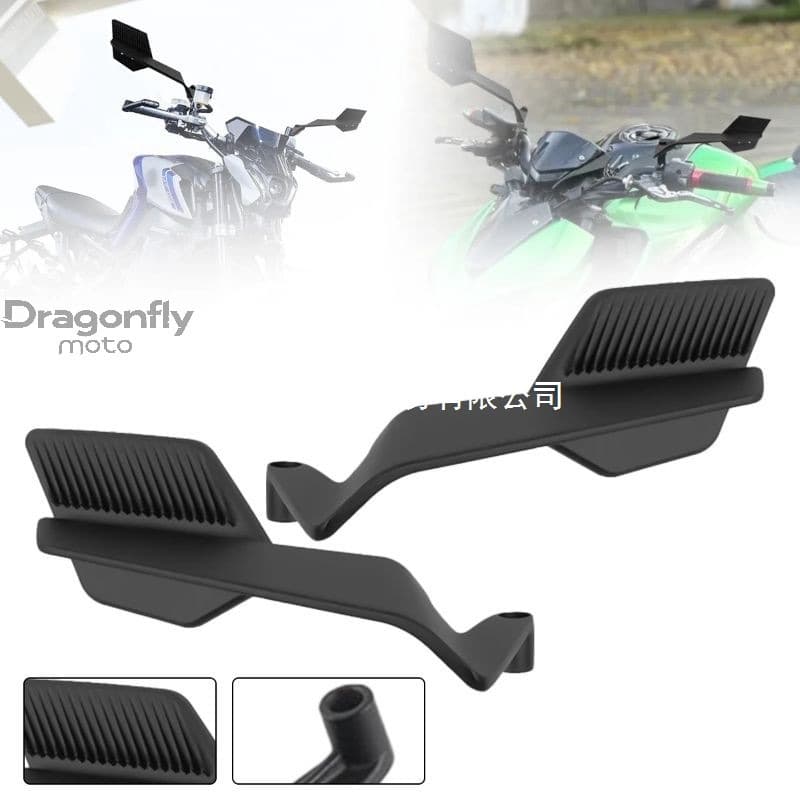 Universal Adjustable Motorcycle Wind Wing Side Rearview Mirror for Yamaha MT07 KTM 250 Duke Ducati