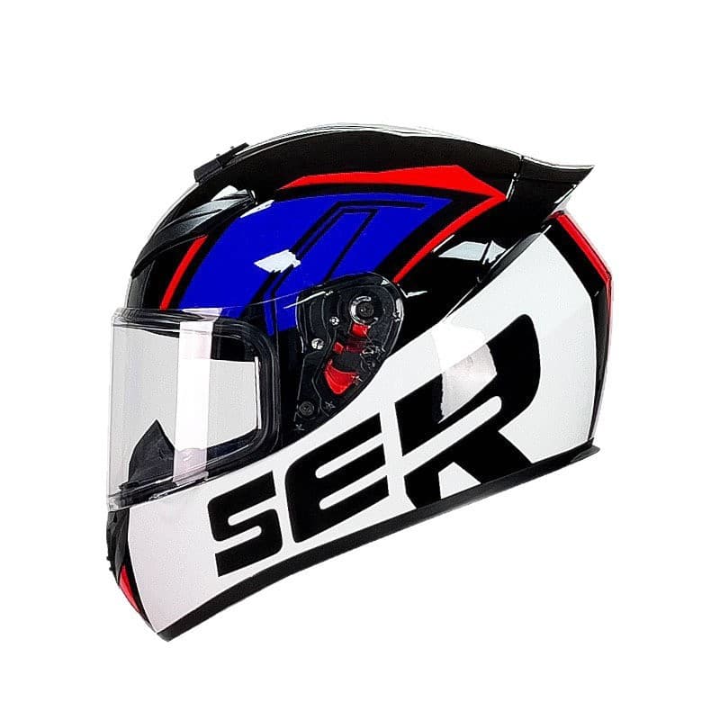 All-Season Motorcycle Helmet for Men and Women, Anti-Fog, Windproof, Cool Knight Bluetooth Full Face Helmet