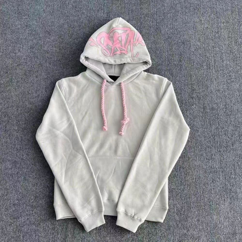Sportswear high-street fashion trendy brand set for couples, trendy hip-hop street style hooded sweatshirt set