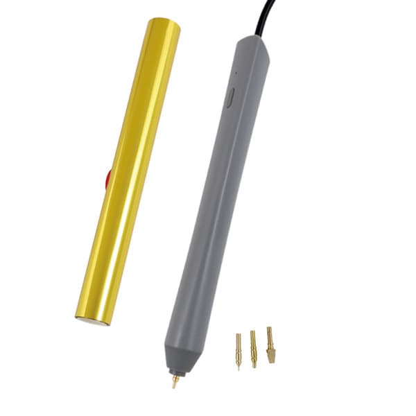 Cross-border hot selling new model 4 interchangeable pen tips DIY USB interface handheld heated hot stamping pen gold foil paper hot stamping pen