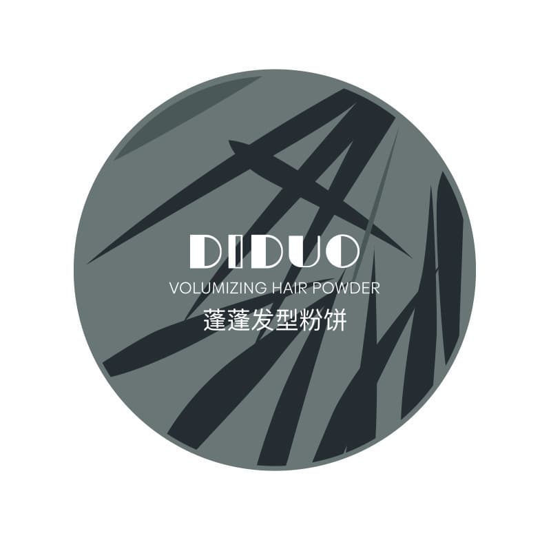 DIDUO Volumizing Powder for Oily Hair, Gray Hair Concealer, One-Time Hair Color Powder, Compact Touch-Up Powder, Fine and Water-Resistant