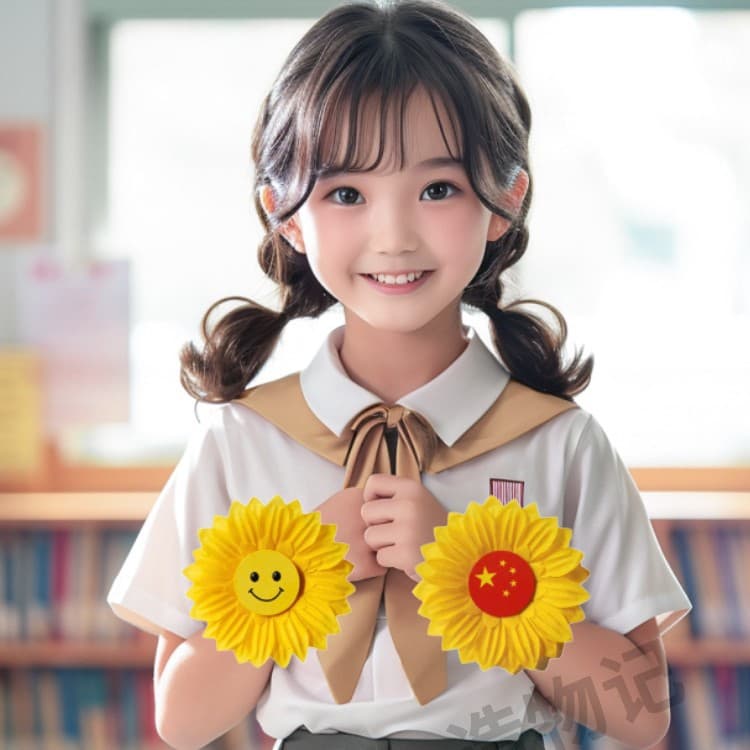 June 1st Performance Wrist Flowers, Dance Props for First Grade Elementary School and Kindergarten Activities, Stage Decorative Flowers
