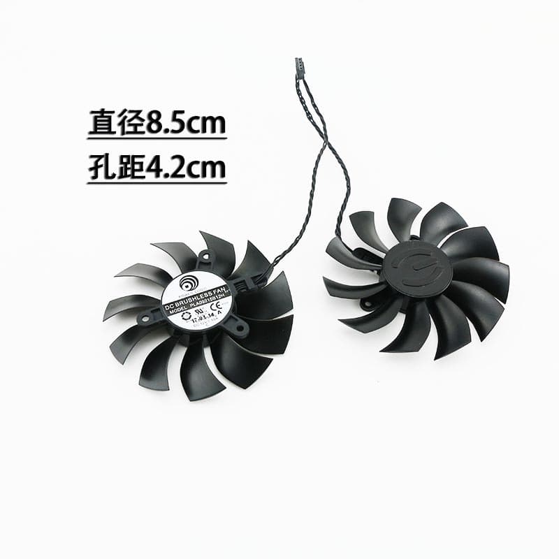 Replacement Fan for EVGA GeForce GTX 1070Ti/1080 ACX/ICX Graphics Card PLA09215