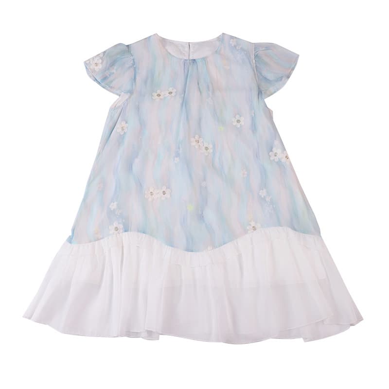 Girls Summer Dress Thin Style for Middle School Teens Loose Fit Princess Dress Fashionable and Trendy