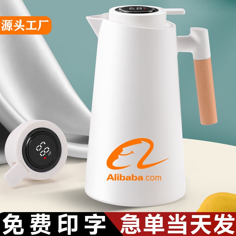 Custom Commercial Vacuum Wholesale Digital Display Press-Type Warm Kettle Large Capacity Glass Liner Insulated Pot