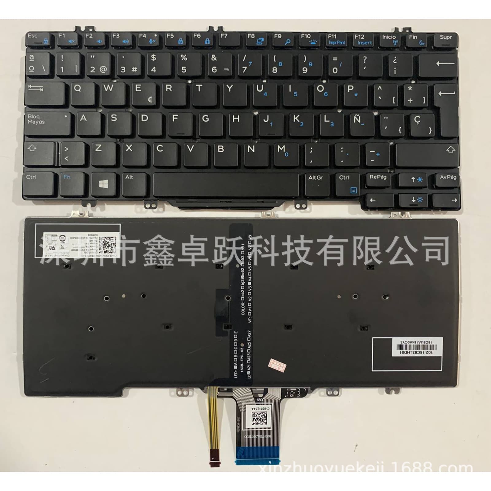 Latitude E5280 5288 5289 7280 E7380 E7220 7290 P27S P28S Keyboard