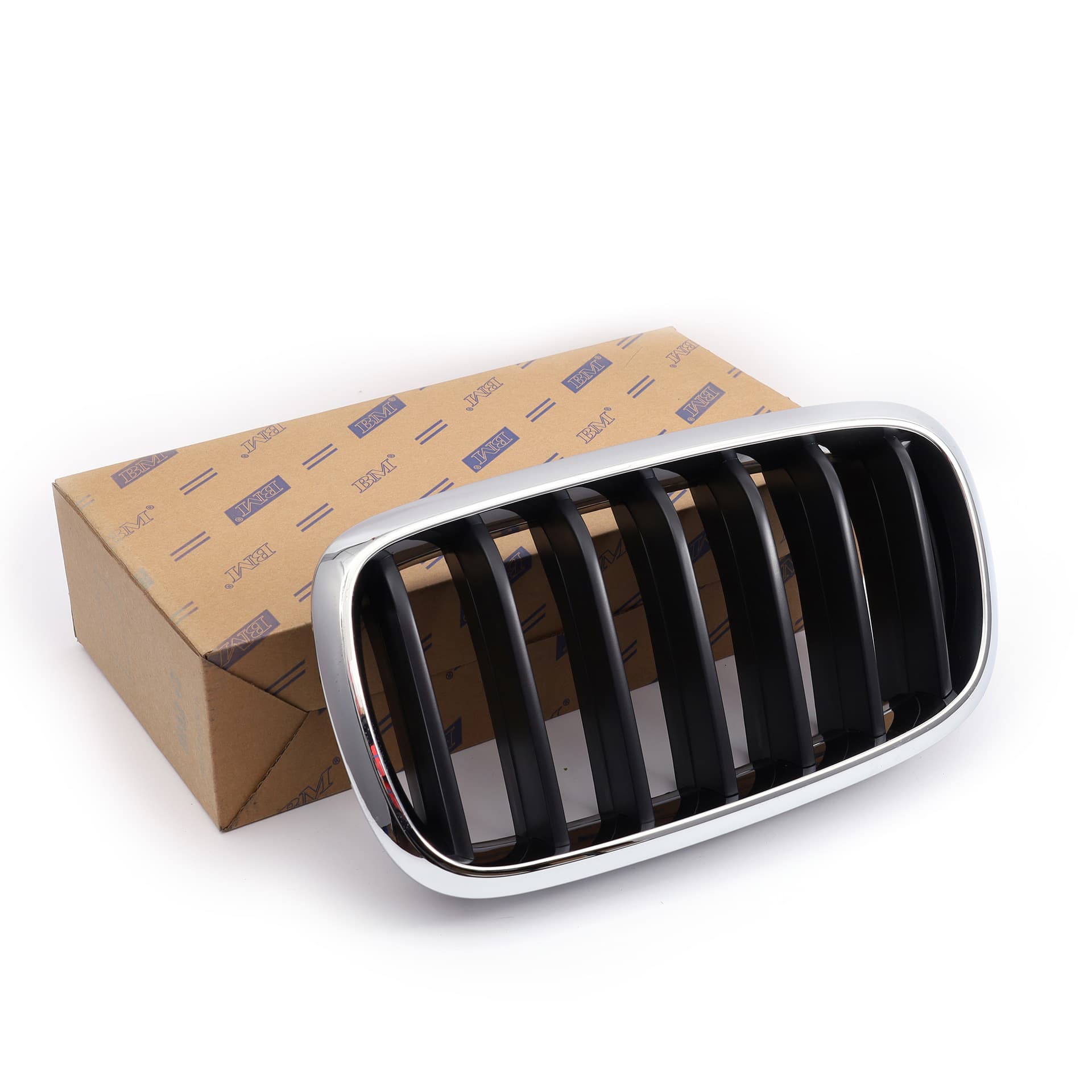 For BMW Car Accessories Grille Half Chrome Outer Chrome Inner Black 51137294485
