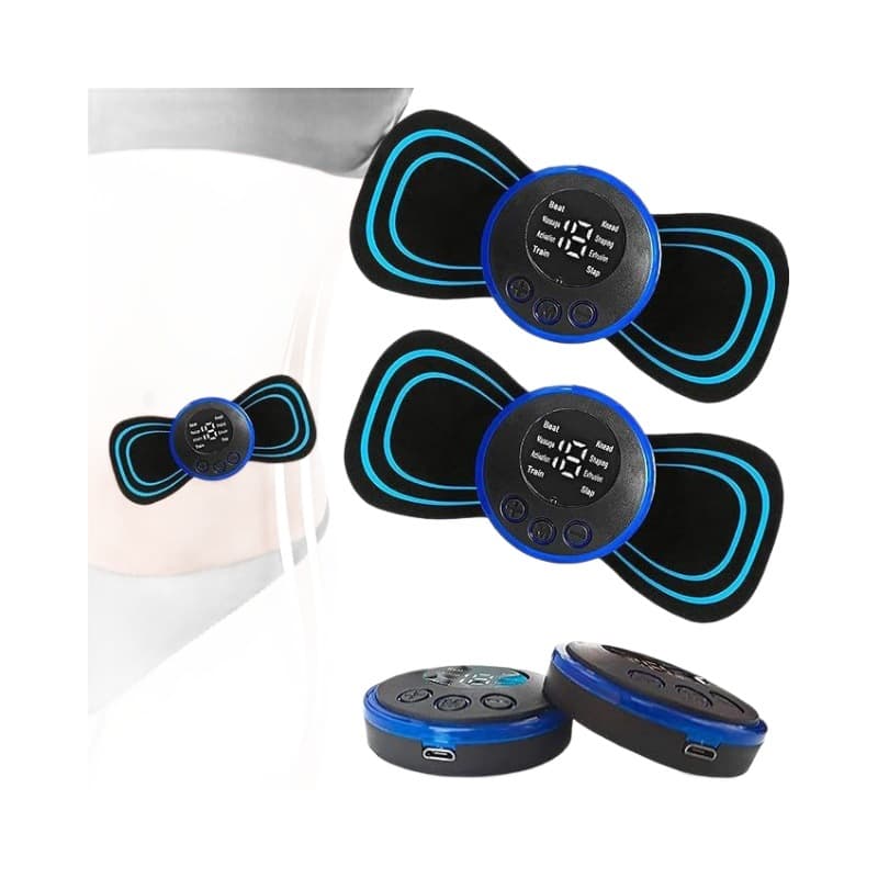 8-Mode 19-Level Best-Selling Cervical Neck Massage Patch Mini Portable Electric Shoulder and Neck Massager Pulse Full-Body Massage Patch