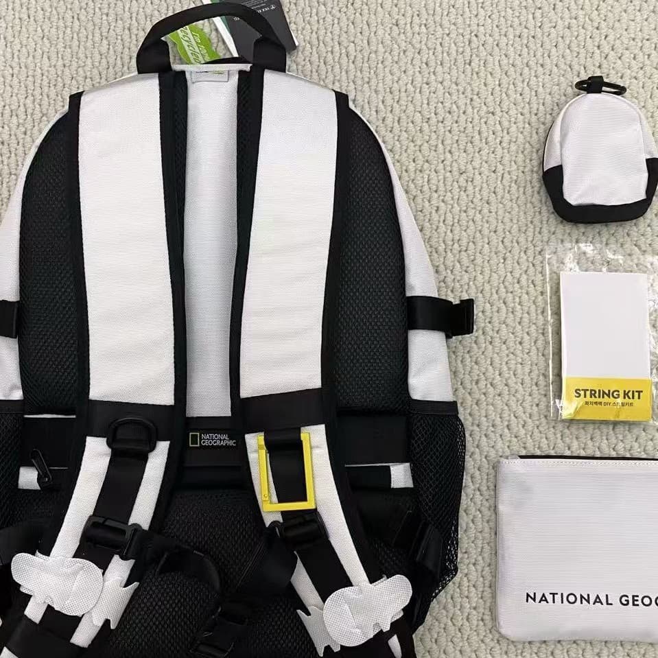 National Geographic 2026 New Style Backpack Simple Japanese School Bag Contrast Color Lightweight Large Capacity