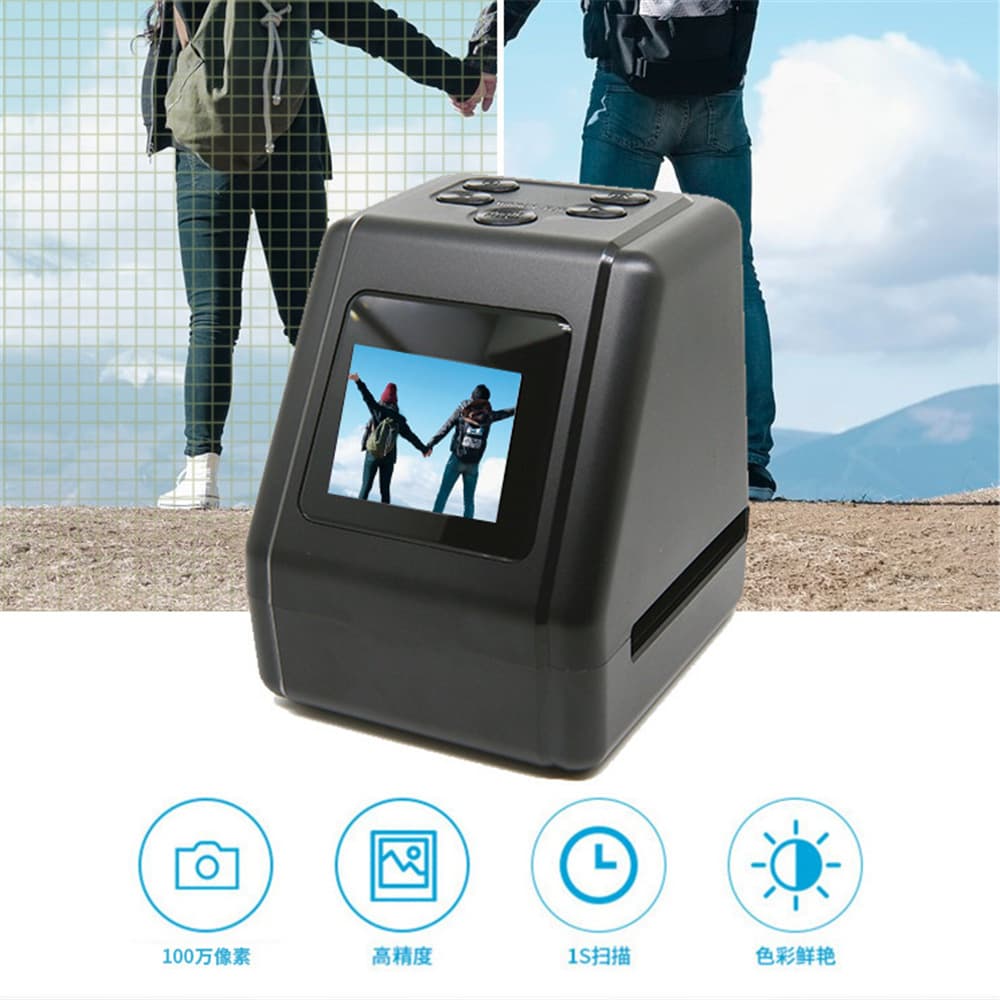 Vintage Camera 135/126/110mm/8 Film HD 2.0 Film Scanner LCD Screen Film Scanner