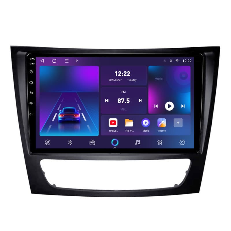 Compatible with Mercedes-Benz E-Class 05-09 W211 Android Large Screen Car GPS Navigation Bluetooth Wireless Carplay