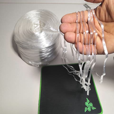 Multi-strand ultra-fine 0.4cm/1cm thin rope, plastic thin rope, bundling rope, packaging rope, no-tear packing rope, all new material