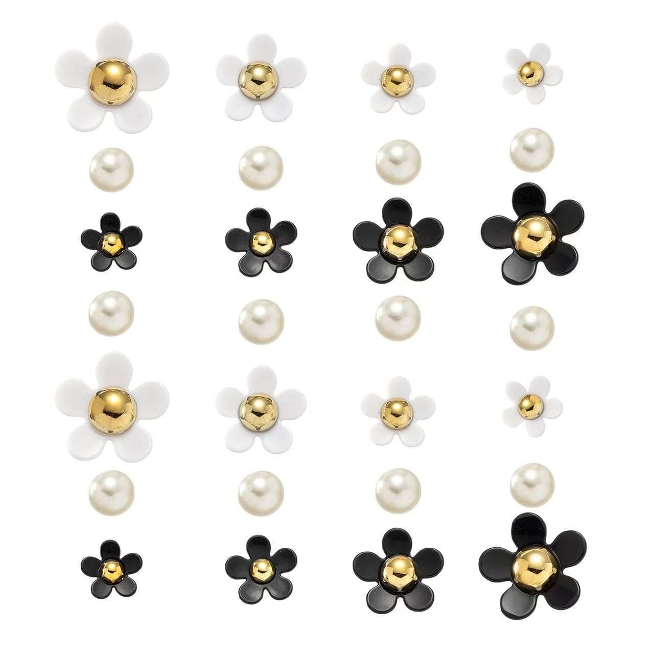 Pearl Set, Clog Shoe Accessories, Beach Bag Charms, Decorative Flower Pearl Accessories, Cross-Border Simple Style