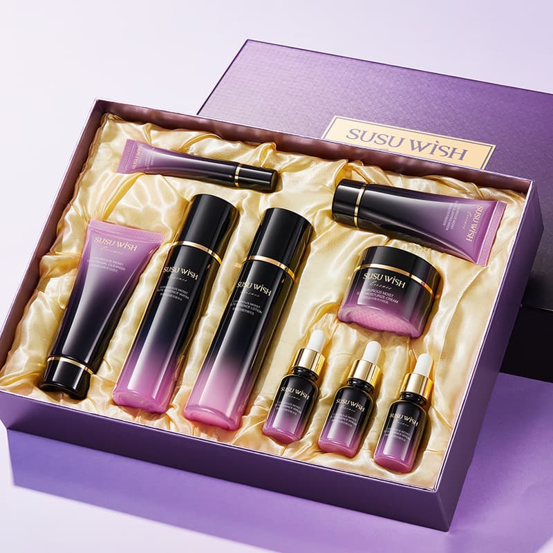 SUSUWISH Sheya Honey Moisturizing Nine-Piece Set Hydrating and Nourishing Skincare Kit Factory Wholesale