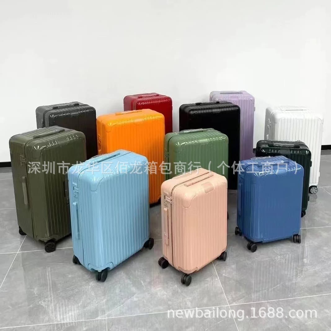 Essential Polyester Ultra-Light 20-Inch Carry-On PC Suitcase with Zipper, TSA Lock, and Telescopic Handle