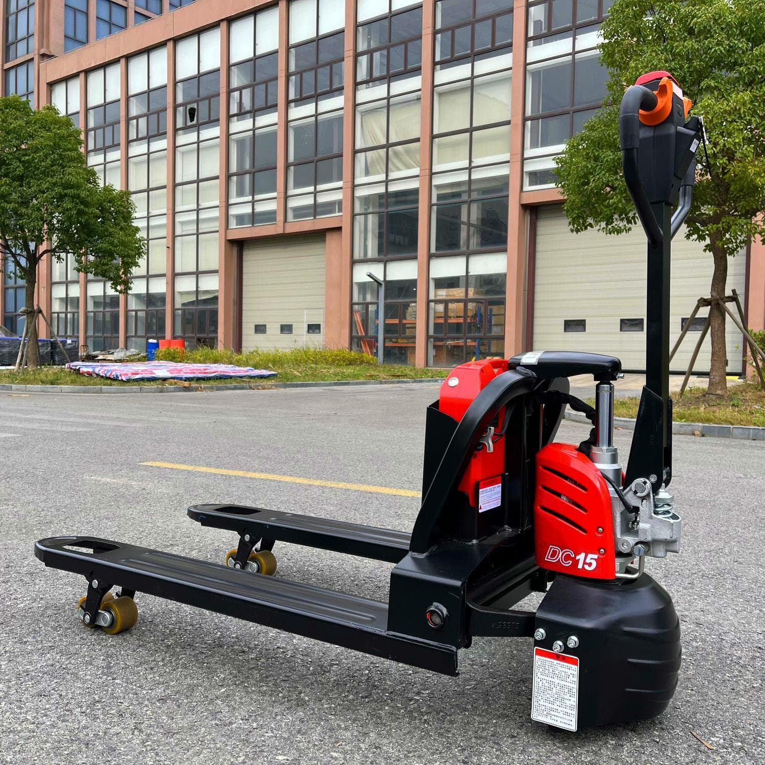 Electric Forklift 1.5 Ton Lithium Battery Hydraulic Transport Truck Lift Pallet Loading/Unloading Vehicle Little King Cross-Border Wholesale Factory