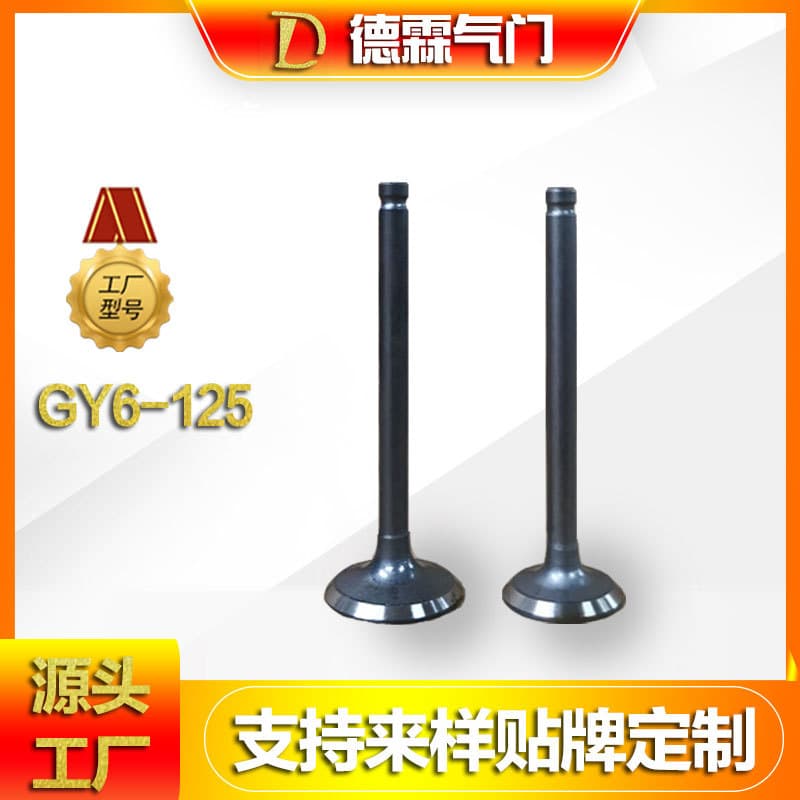 GY6-125 Motorcycle Engine Intake and Exhaust Valves Factory Direct Main Unit Quality Export Parts