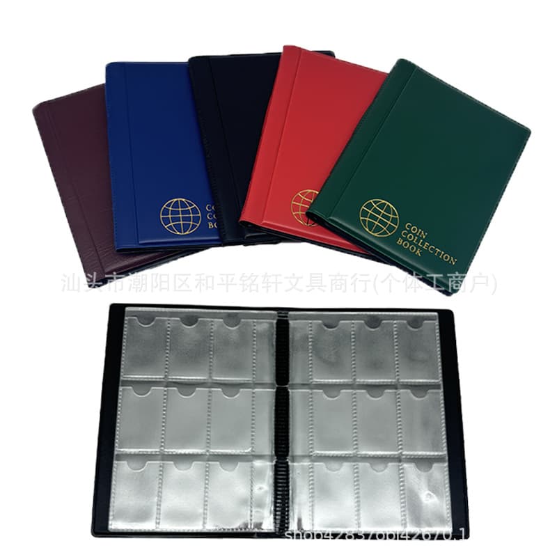 Cross-Border Hot Selling Coin Collection Album British Penny 108-Grid Album Ancient Coin Bronze Coin Storage Album