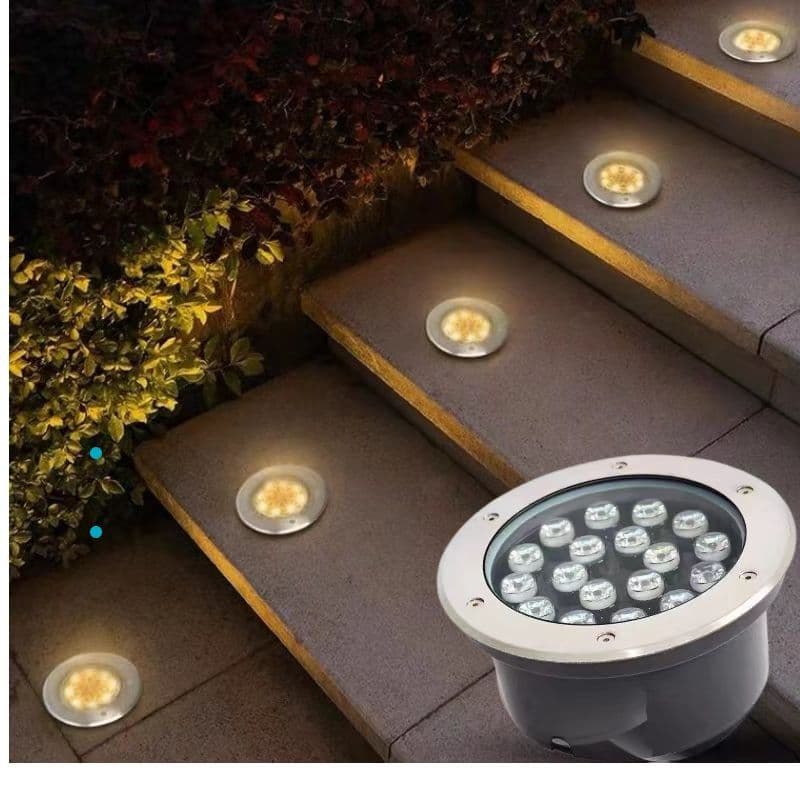 Underground light Recessed floor light Outdoor waterproof LED lawn light Garden courtyard light Underground light Square landscape light