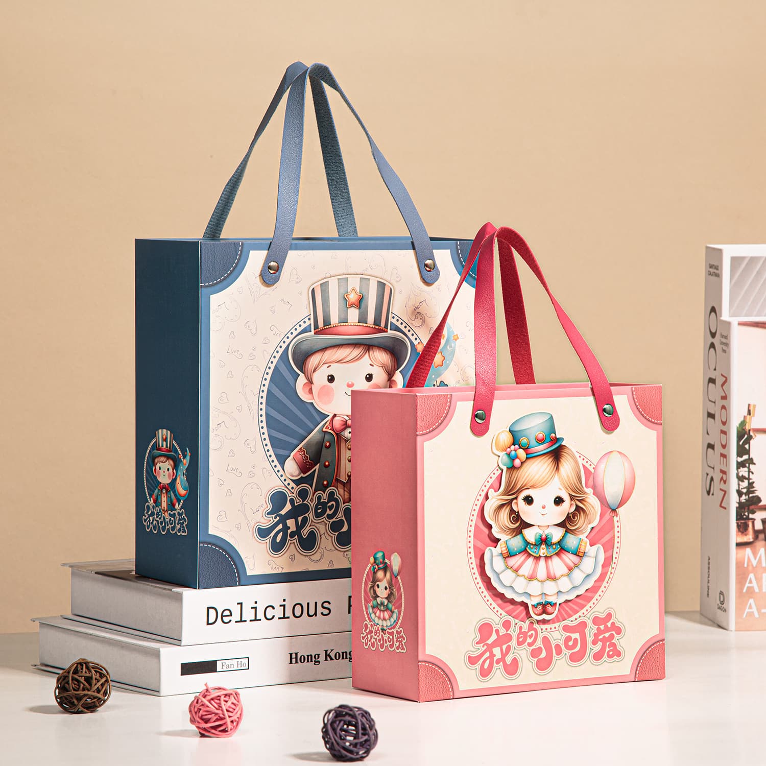 Full Moon 100th Anniversary Banquet Return Gift Box Snack Birthday Large Return Gift Empty Box