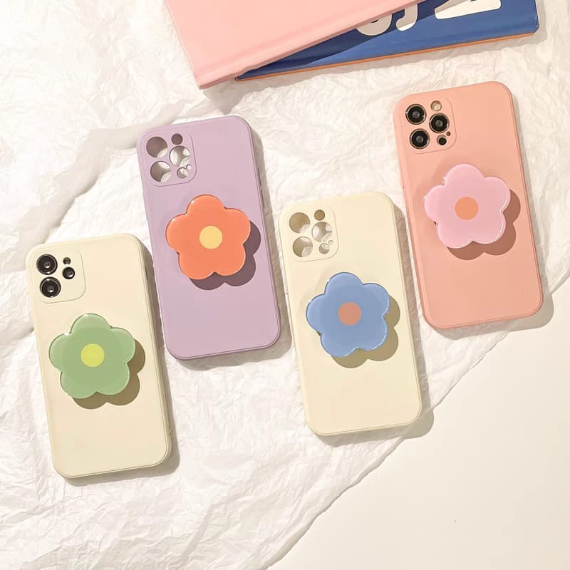Acrylic Phone Air Cushion Stand Rotating Cute New Phone Case Back Sticker Lazy Creative Epoxy Wholesale