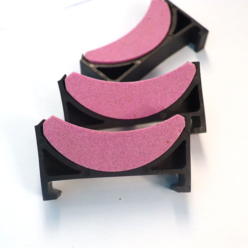 Factory stock chainsaw chain sharpener, fast chain sharpening tool, chain grinding stone wholesale, red half-moon saw blade sharpener