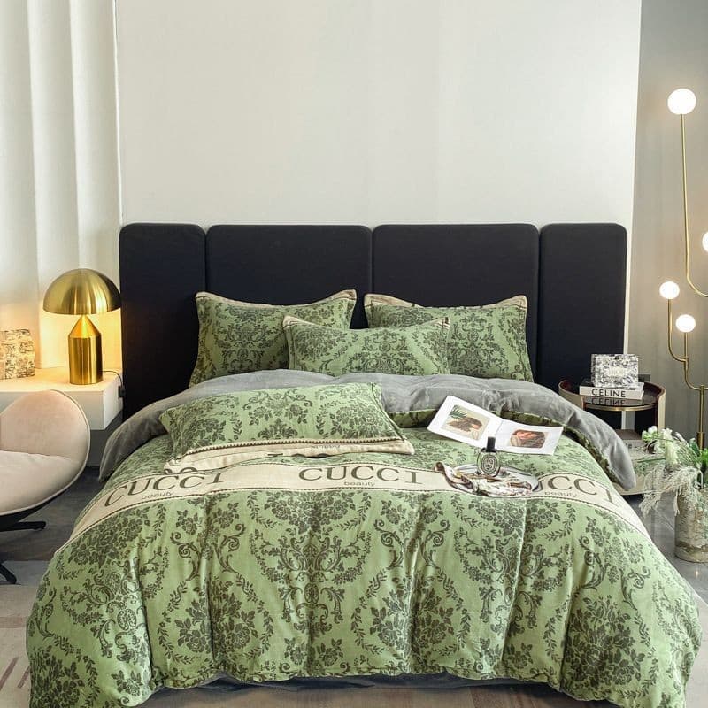 Foreign trade cross-border bedding three-piece set, fashionable bedding, Amazon light luxury brand