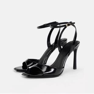 Spain 2025 Summer New High Heels Women Ankle Strap Thin Heel Open Toe European American Fashion Style Sandals