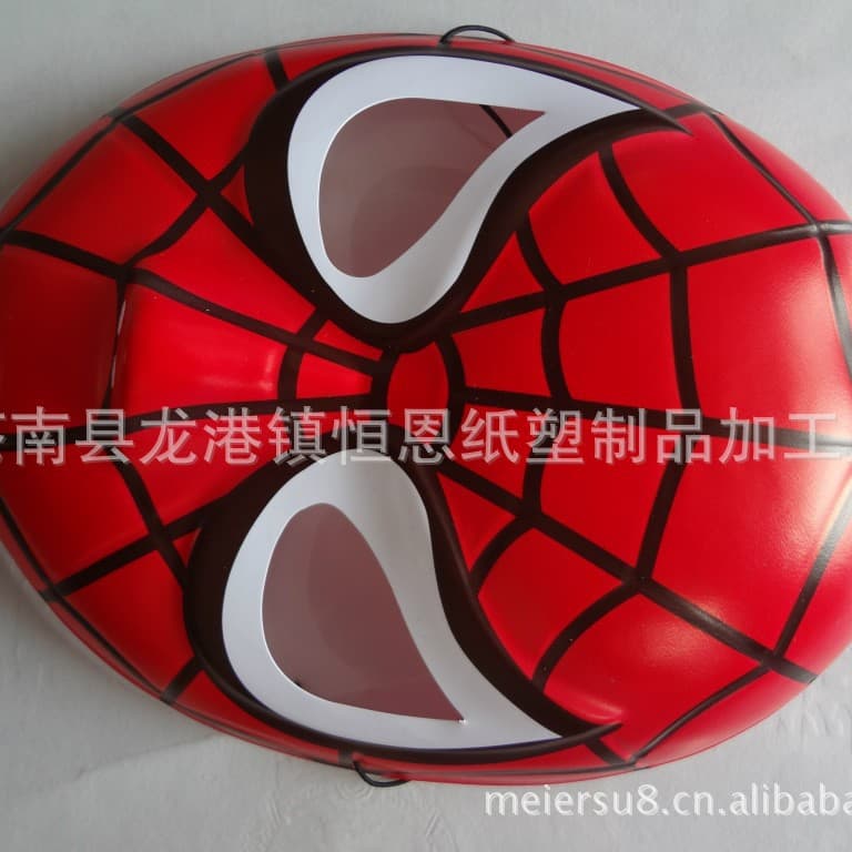 Customized Spider-Man Mask Pvc Animal Blister Mask Concave and Convex Three-Dimensional Export Mask Children's Alien Mask