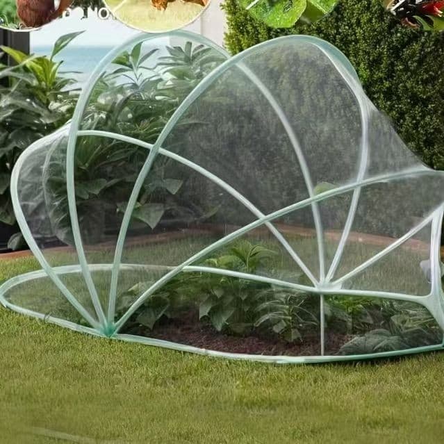 Baby Mosquito Net with No Bottom, Foldable Universal Plant Button for Gardening, Export Grade with Free Labels