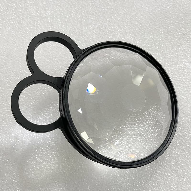 Handheld Kaleidoscope Glass Filter DSLR Accessory Prism Filter
