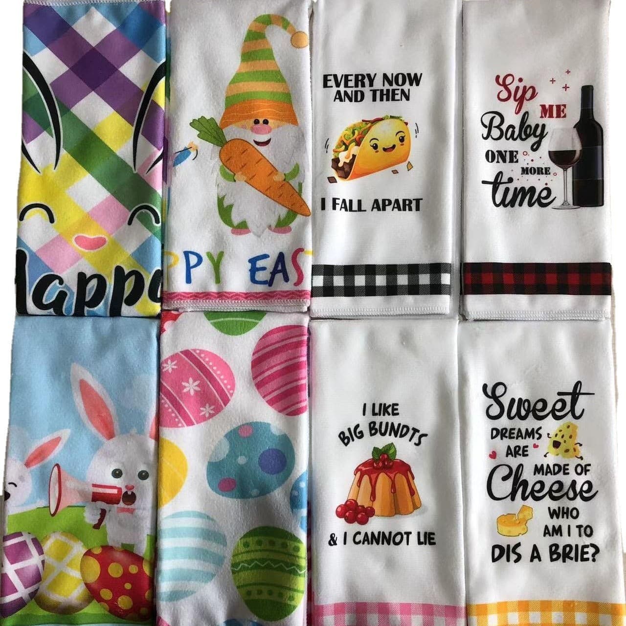 Amazon Cross-Border Microfiber Printed Tea Towels, Christmas Edition, Independence Day, Easter, Various Festival Kitchen Towels