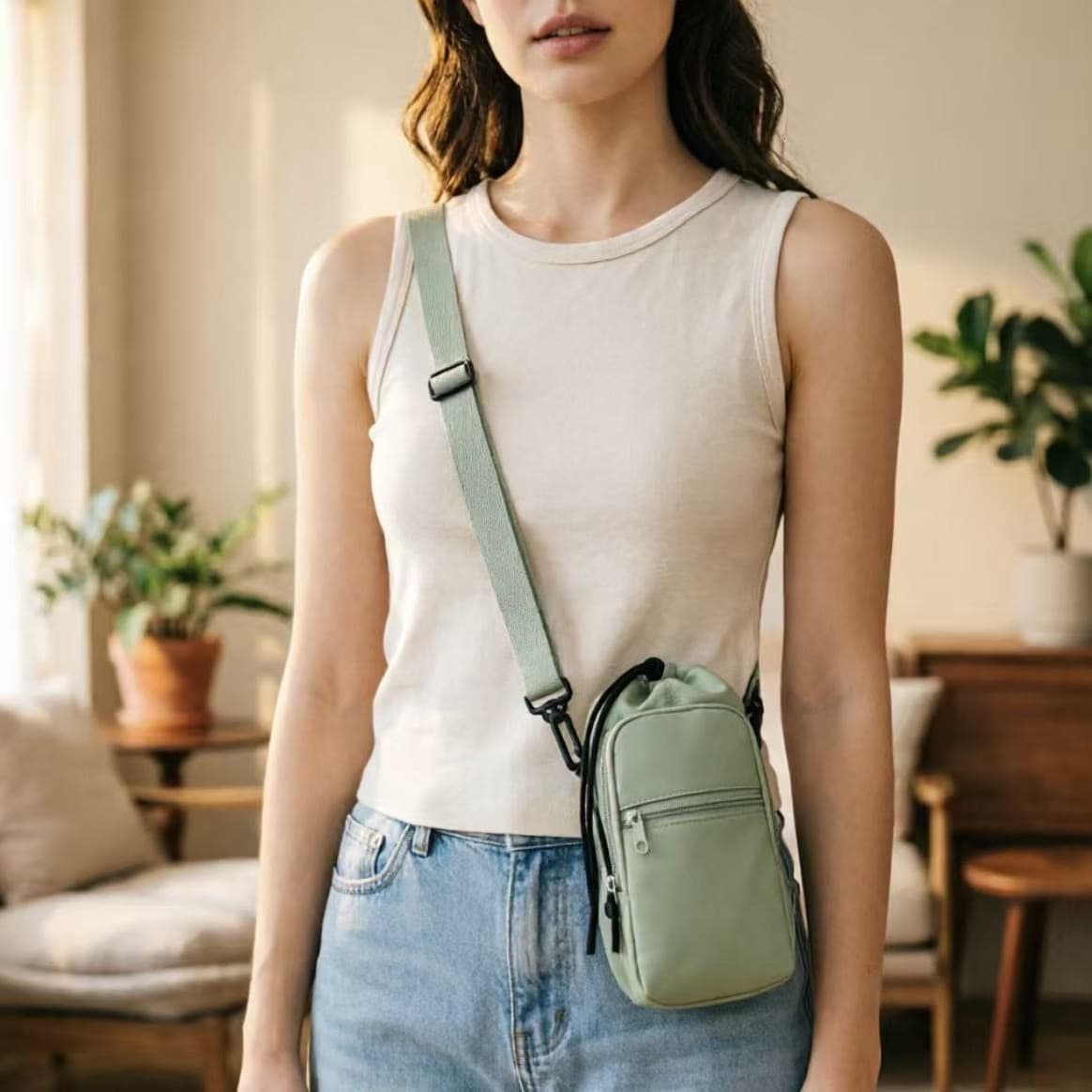 Insulated water cup bag cross-body portable hand-carrying kettle bag stew beaker protective bag strap-type leak-proof water cup bag ready for sale