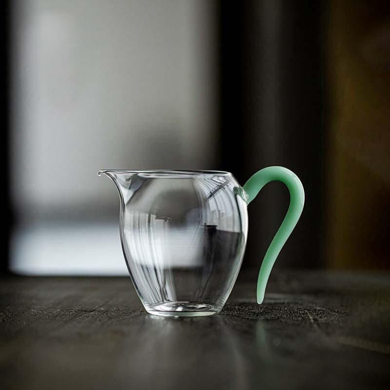 Thickened Transparent Glass Fairness Cup with Handle Insulated Tea Sea Home Use High-Temperature Resistant Glass Separator Simple Fairness Cup