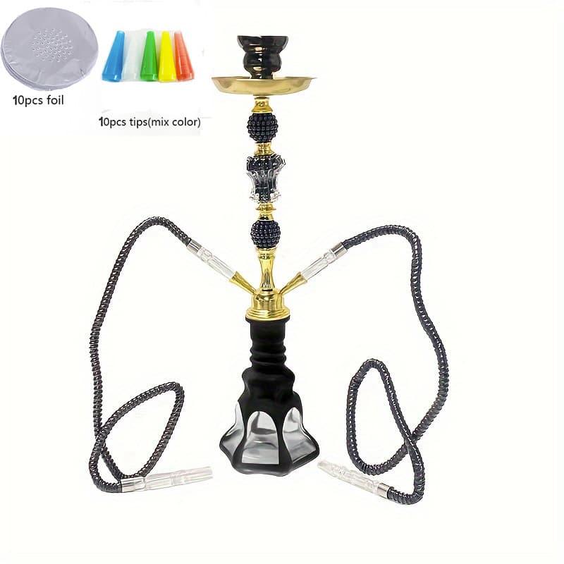 Drop Shipping Cross-Border E-Commerce In Stock, Medium Hookah Double Hose Set, Arabic Hookah