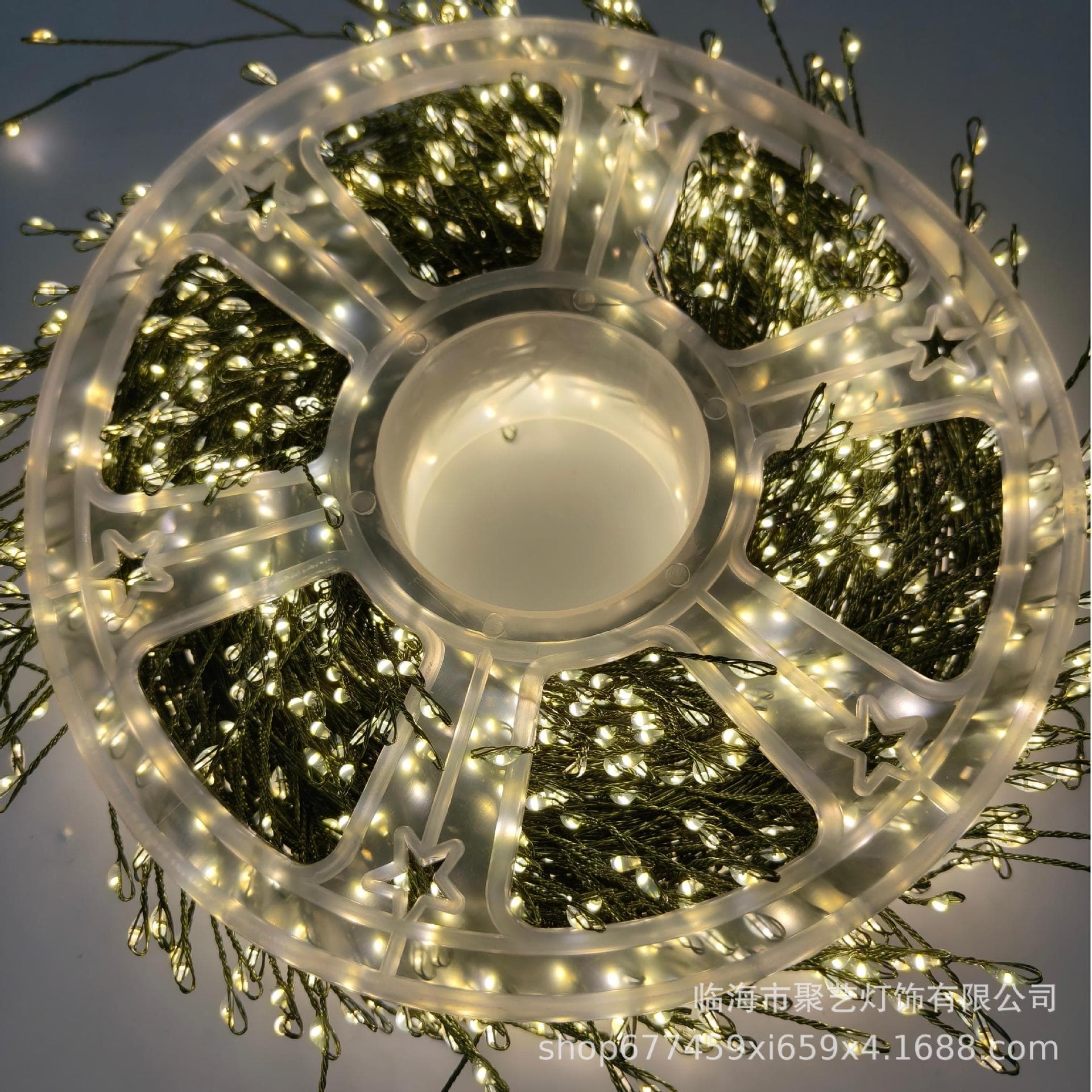 Cross-border LED Christmas Firecracker Lights, Xiaohongshu Same Style Centipede Feet Copper Wire String Lights, Indoor/Outdoor Holiday Decoration Color Lights