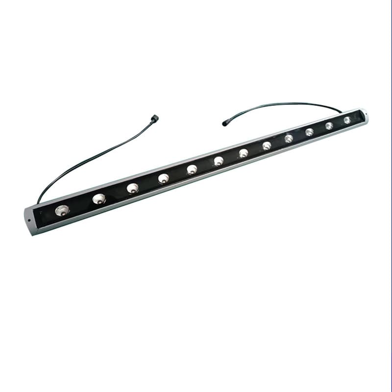 Non-standard LED guardrail light, monochrome RGB outdoor waterproof landscape illumination light strip 12W 24W projection light stainless steel