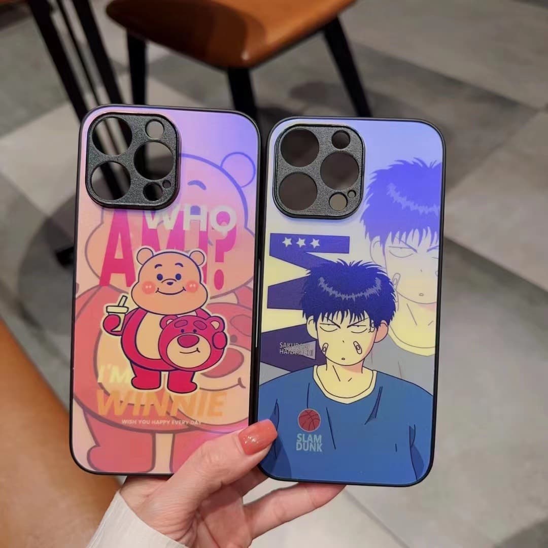 K15 Compatible with Reno16 A7 Pro Frosted Blue Light Phone Case A58 Trendy Cartoon Precision-Cut Eye Protection Cover