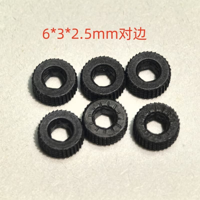 Creative mini long strip lighter grinding wheel, fine double-stick steel wheel, premium steel wheel, 6*3*2.5mm, opposite-side wheel.