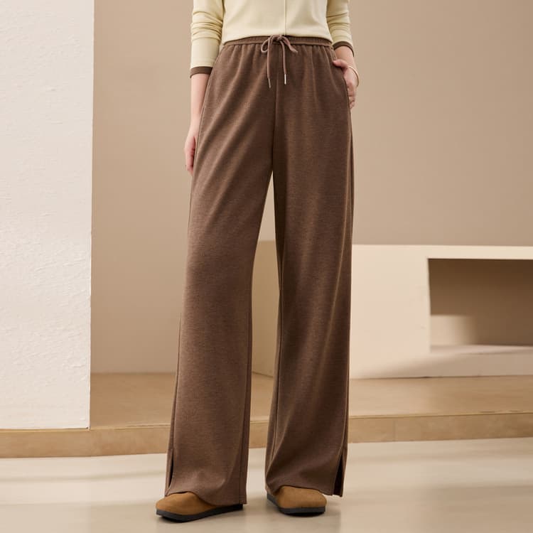 【Loose Comfortable Versatile Pants】Xianlixiu plus-size women's casual drawstring pants for curvy girls, 2025 autumn new style