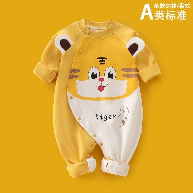 Baby Onesie Fall Newborn Long Sleeve Cotton Bodysuit Infant Romper Crawling Outfit
