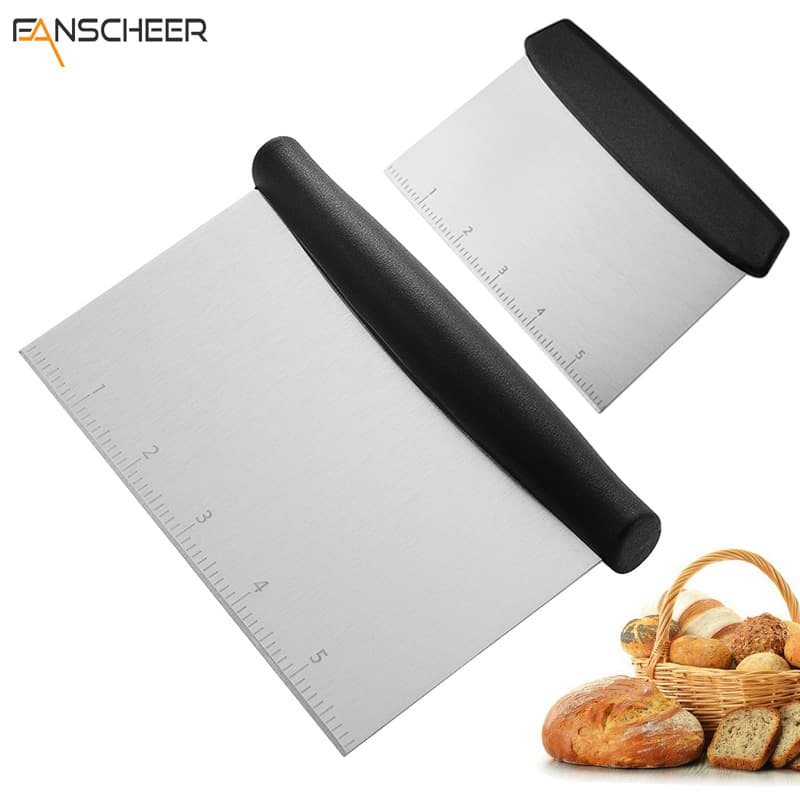 Stainless Steel Dough Cutter, Baking Dough Scraper, Kitchen Dough Cutting Tool, Dough Knife, Flour Cutter