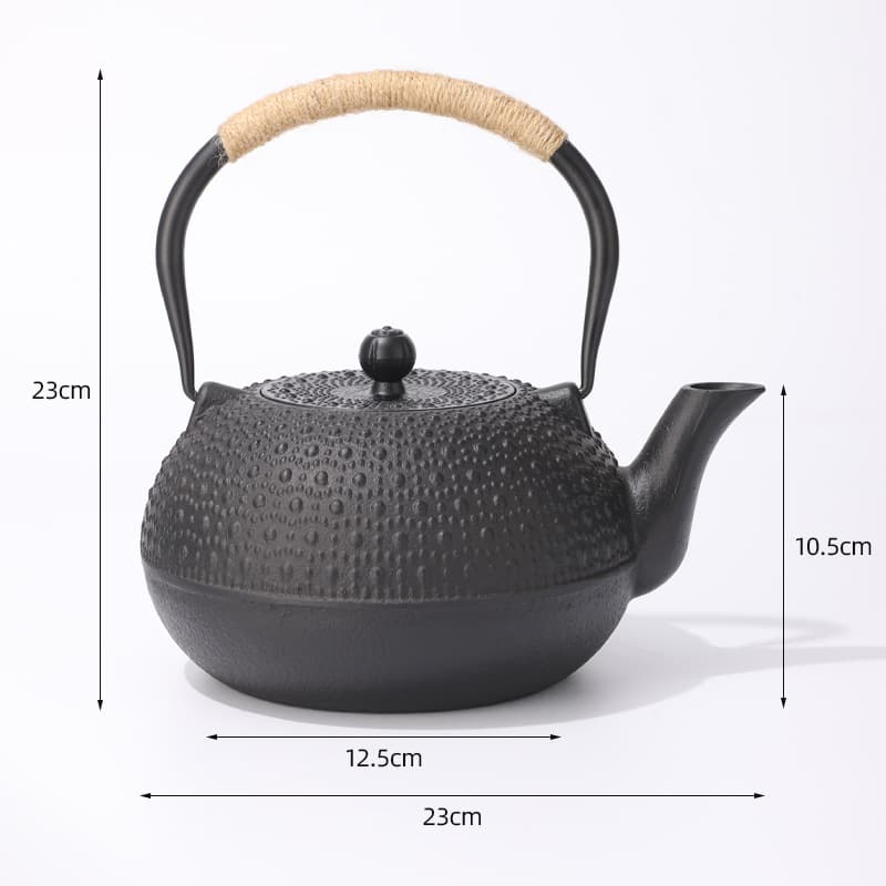 Large iron kettle iron teapot boiling water for making tea with filter Japanese style handmade cast iron kettle teapot tea set