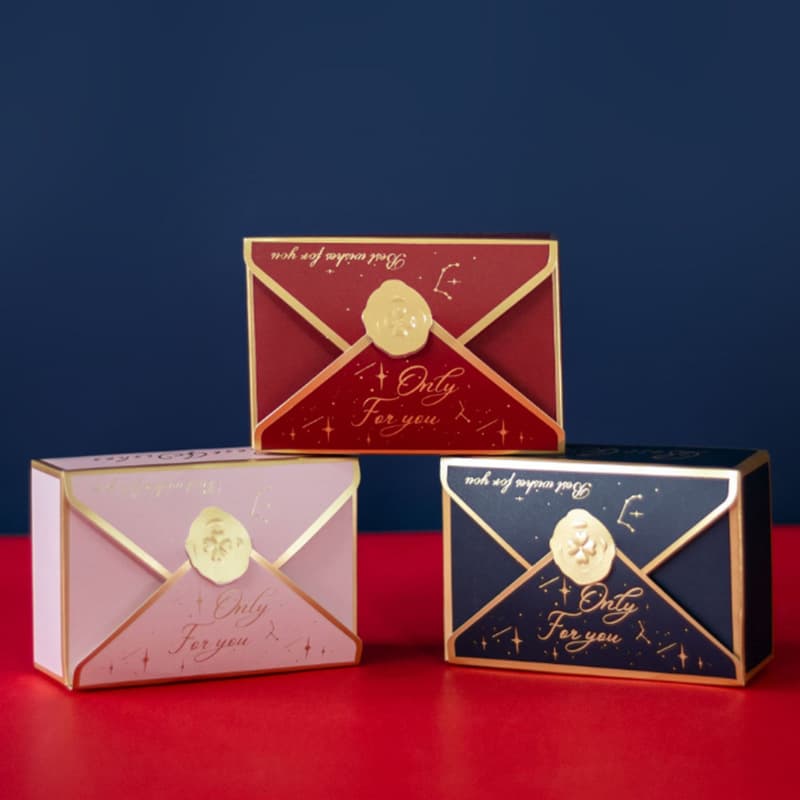 Chinese-style candy gift box, can hold cigarettes, empty box, wedding guest favor, engagement envelope-style candy gift box