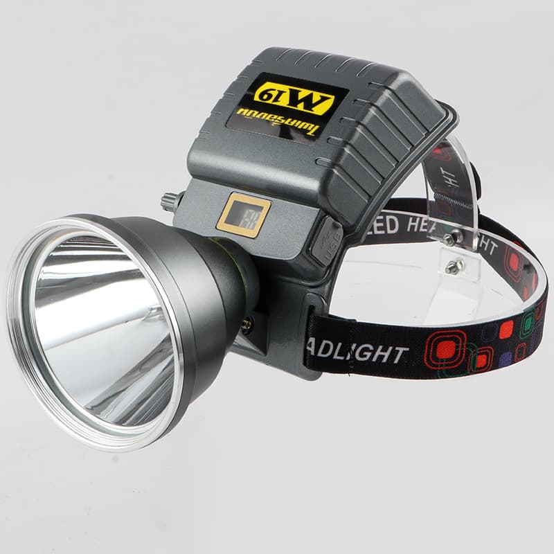 Cross-Border M19 Headlamp Export Version Gravity Balance All-Aluminum Laser Flashlight Factory Custom High-Brightness Head-Mounted