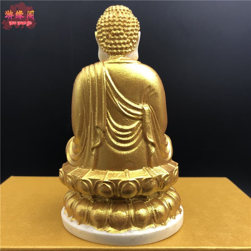 Ivory Nut Sakyamuni Buddha Statue Home Decoration Pure Vase Guanyin Lotus Bodhisattva Car Ornament Gift Box