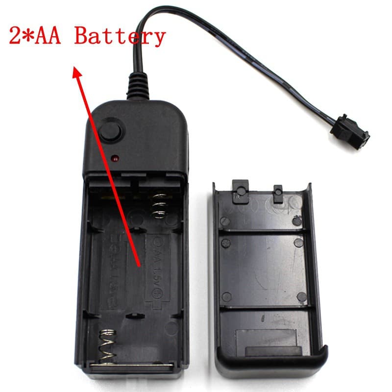 Factory Direct EL Wire 3V Battery Box Driver Compatible with 1-10m Cold Light Wire Driver