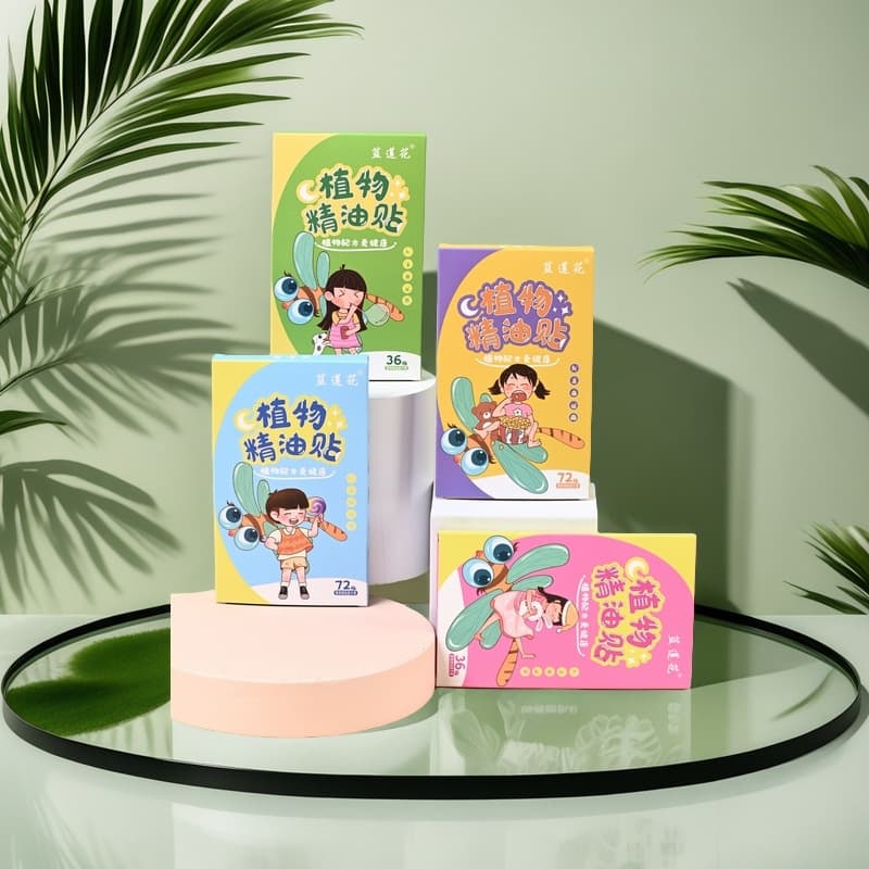 Plant essential oil citronella patch, custom OEM cartoon non-woven patches for infants and children (non-mosquito repellent)