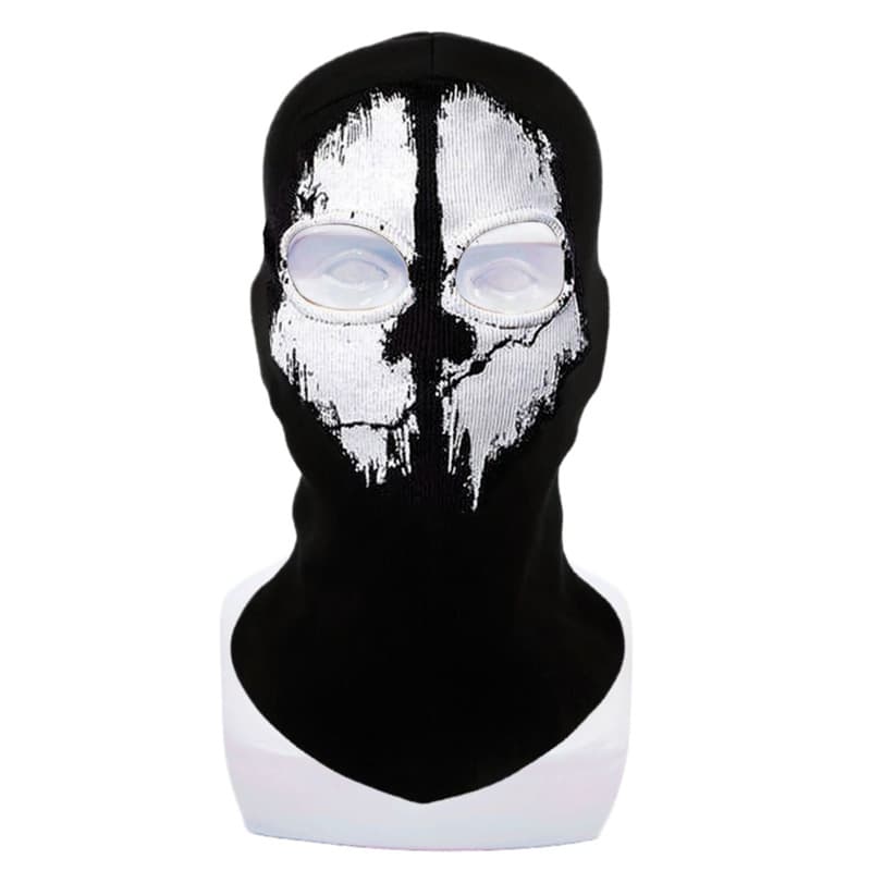 Call of Duty Cosplay Full-Face Mask for Autumn/Winter Outdoor Motorcycle Use, Warm Scarf, Funny Windproof Balaclava